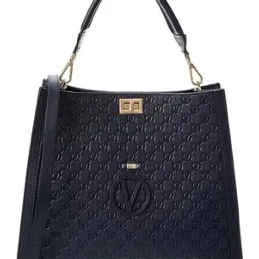 Valentino by Mario Valentino France Medallion Leather Tote